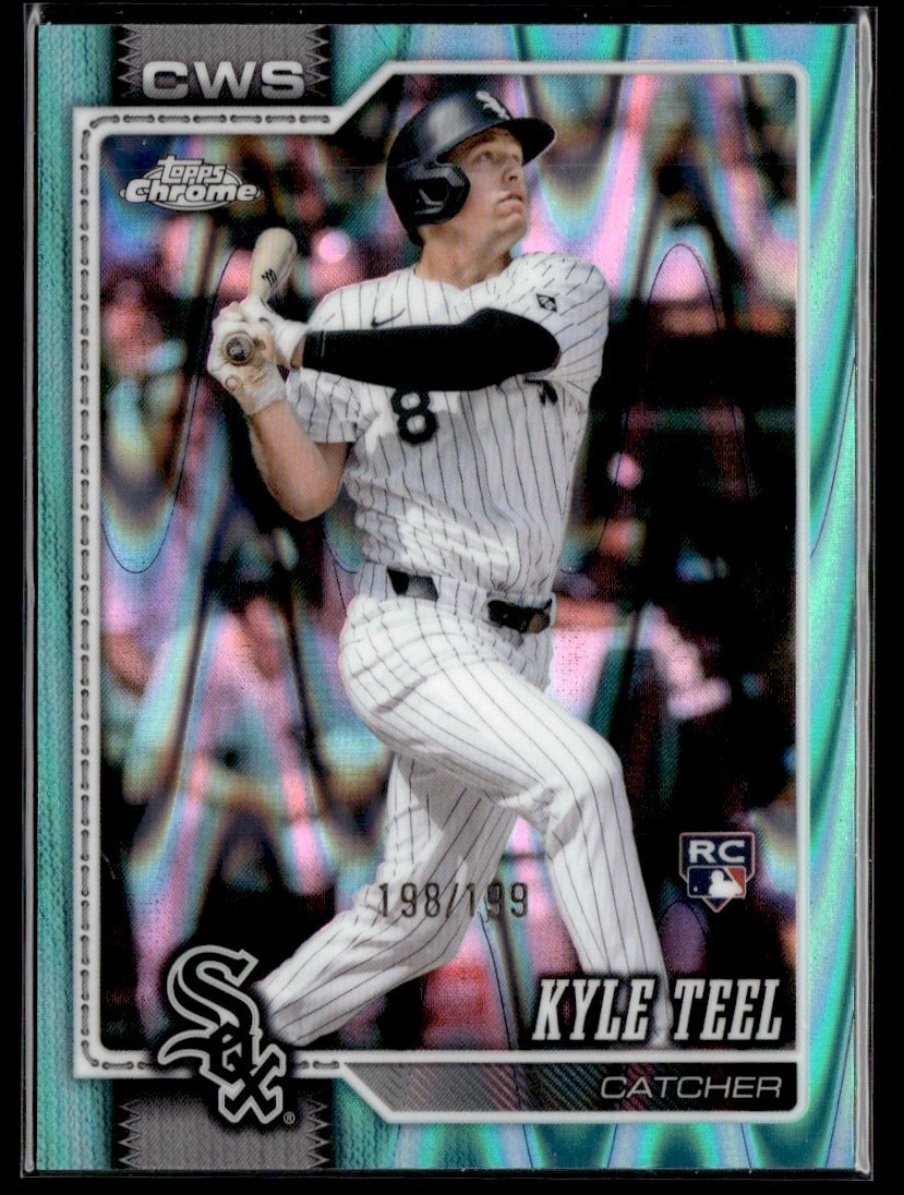 2026 Topps Chrome Aqua Kyle Teel RC 198/199 #63