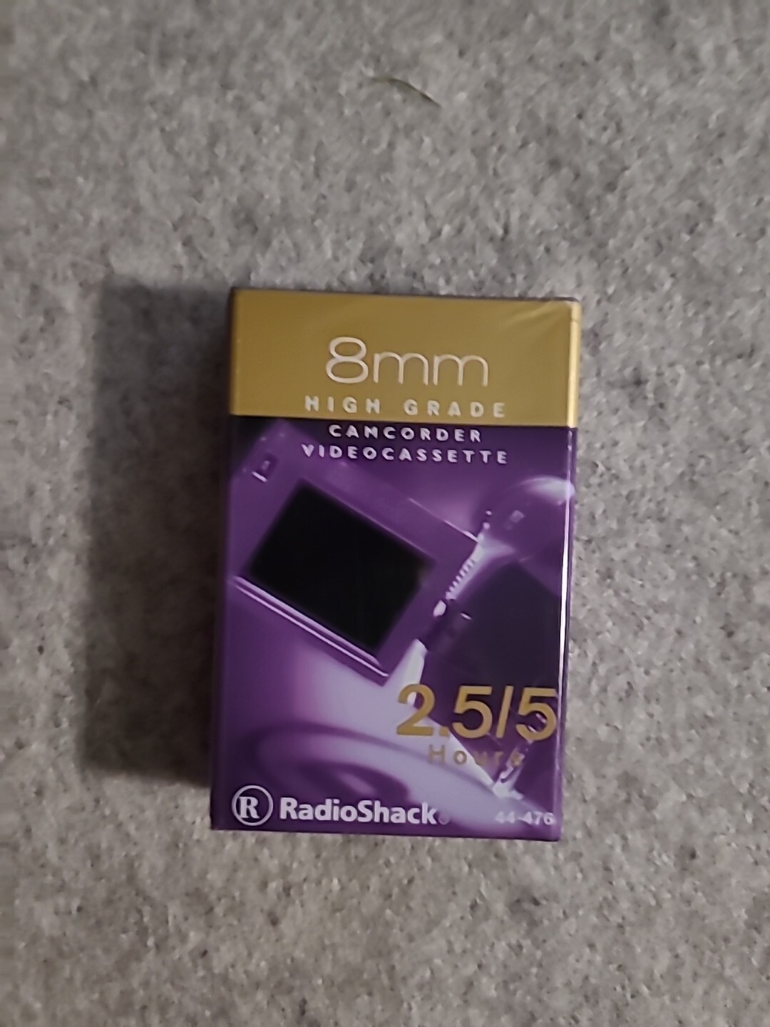 RADIO SHACK 8MM HIGH GRADE CAMCORDER VIDEOCASSETTE 2.5/5 HOURS-VTG ELECTRONICS