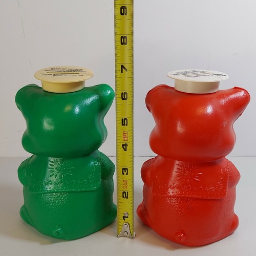 Vintage Green and Red Plastic Sailor Dressed Pig Piggy Bank Monroe Columbus NE - Picture 3 of 5