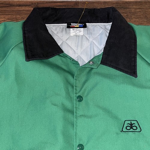VTG Swingster Pioneer Seeds Chore Jacket Green Mens 2XL Farm Agriculture USA - Picture 2 of 11