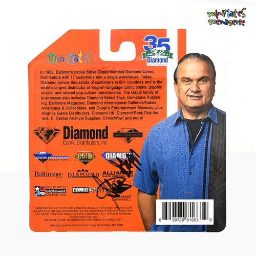 Minimates SDCC Exclusivo FIRMADO Steve Geppi Promo w Comic Books & Action Figures - Imagen 2 de 2