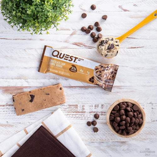 Chocolate Chip Dough Cookie Protein Bars, 21G Protein, 1G Sugar, 4G Net Carb, Gl - Picture 5 of 12