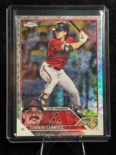 2023 Topps Chrome  - Corbin Carroll Logofractor #95 (RC) - Diamondbacks ROY