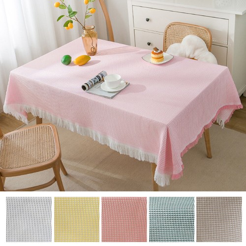 White Tablecloth Style Round Table Square Table Party Decoration Tablecloth ! - Picture 4 of 29