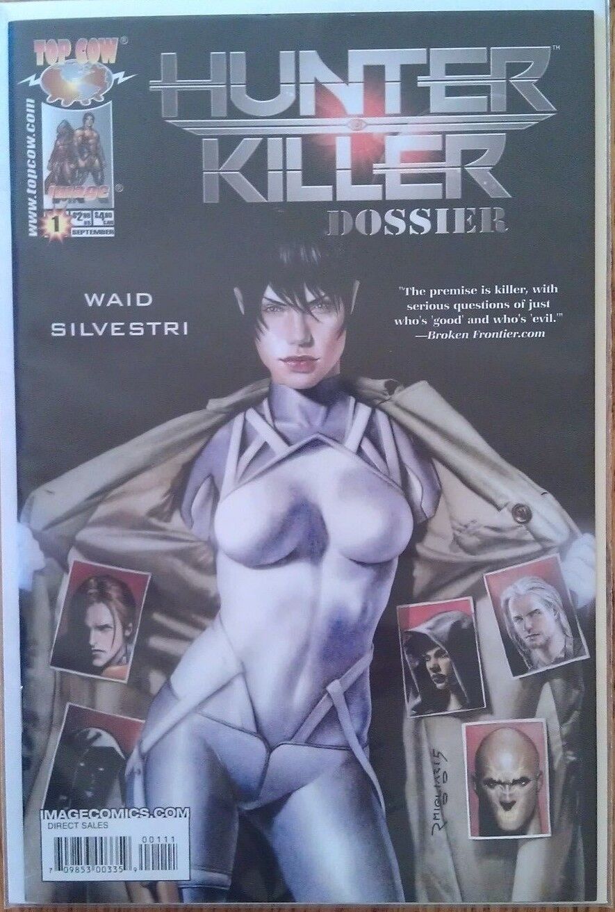 "Hunter Killer" full unread 1st print Silvestri & Waid series & 1-shot Dossier