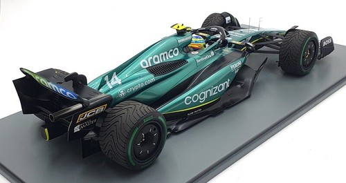 Spark 1/12 Scale 12S038 - Aston Martin AMR23 F1 2nd Monaco 2023 #14 Alonso - Picture 2 of 5