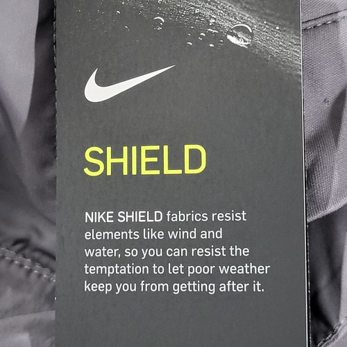 Nike Shield Water Repel Golf Jacket Mens Gray Large Long Sleeve 1/4 Zip Pockets - Picture 11 of 14