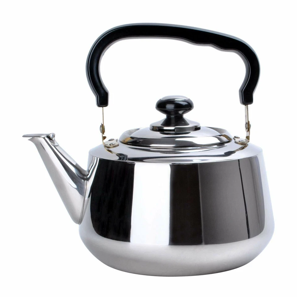 Colador de tetera profesional doble incluido 1,2/3 L acero inoxidable Samovar Foto 4 de 4
