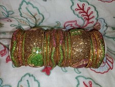 Bollywood Armreifen Armband Indisch Pakistanisch Hochzeit Anarkali Gold Schmuck