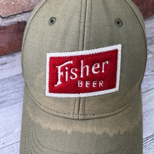 Ouray Sportswear Faded Fisher Beer Strapback Hat OS - Picture 5 of 7