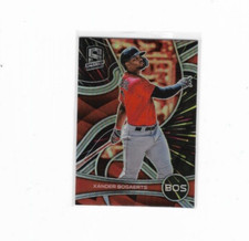 Xander Bogaerts 2022 Chronicles Spectra Hyper Prizm /75 Card #69 Red Sox