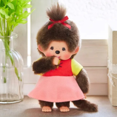 The Story of Heidi x Monchhichi Plush S size 50th Anniv. 1974