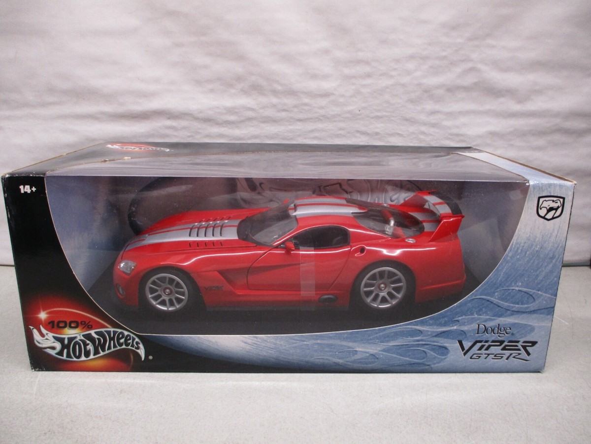 Hot Wheels ダッジ・バイパー 1/18 100% Hot Wheels Dodge Viper GTS R 1/18 | eBay