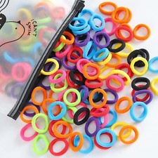 120 Pcs Baby Hair Ties Girls Hair Bands Multicolor Seamless Soft Hair Elastics