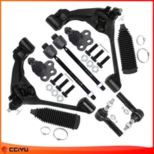 10 For 2000-2004 Dodge Dakota Durango Front Lower Control Arm Tie Rod Suspension
