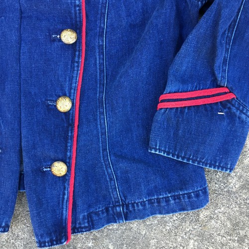 Rare Vintage Distressed Ralph Lauren Womens Military Band Double Breasted Jacket - Picture 2 of 9
