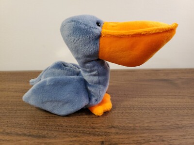 SCOOP PELICAN BIRD Ty Beanie Baby Birthday July 1, 1996 | eBay