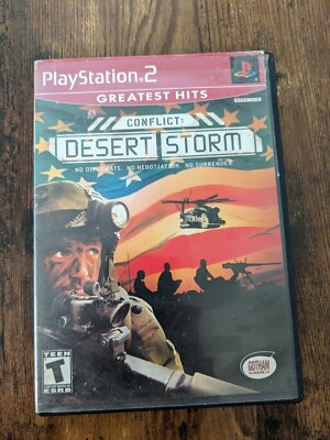 Conflict: Desert Storm [Greatest Hits] PlayStation 2 PS2, 2002 Complete Tested