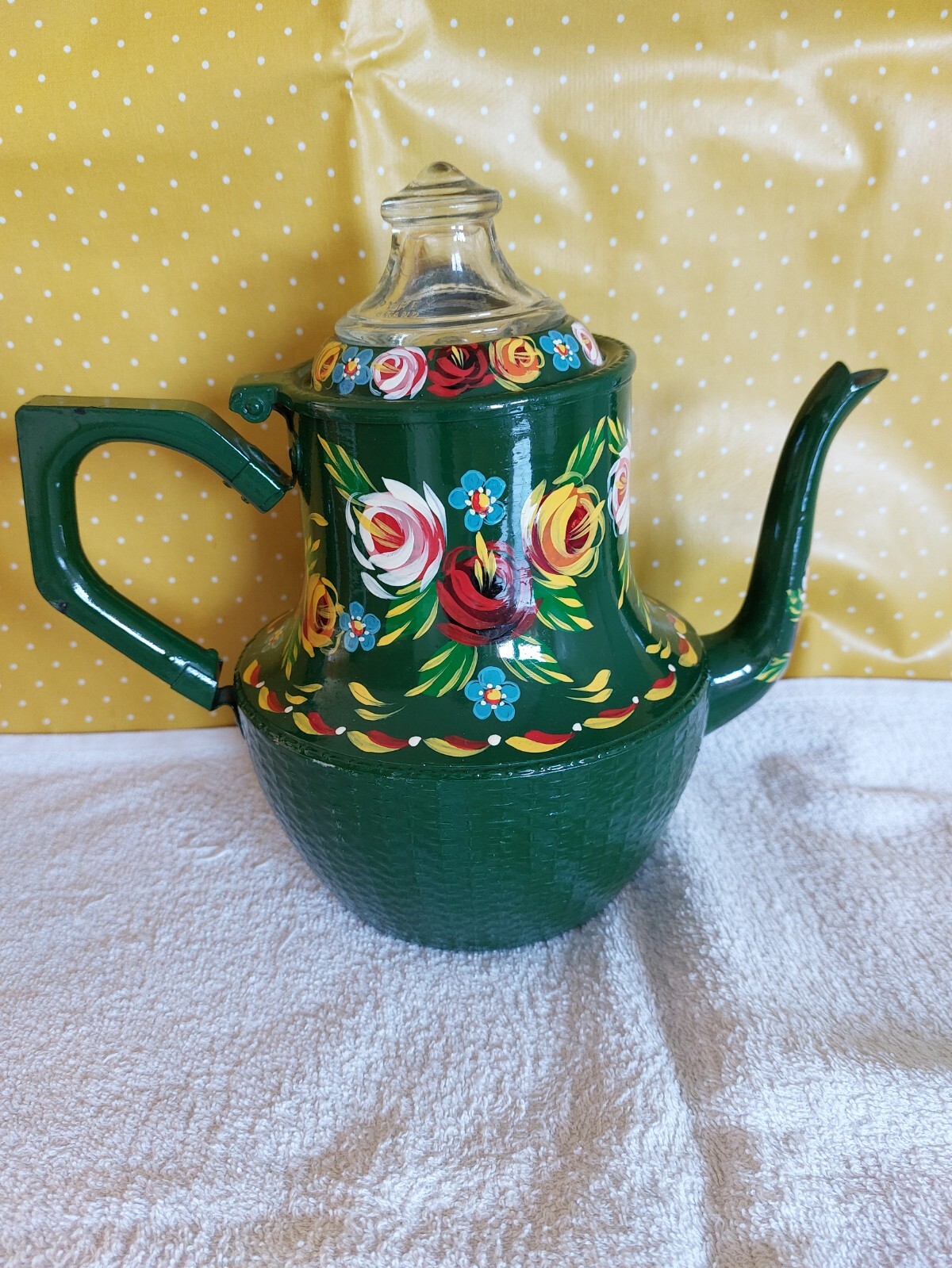 VINTAGE STOVETOP SWAN WIKKA WARE COFFEE PERCOLATOR eBay