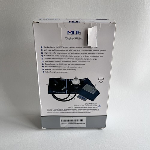 Mdf Calibra Aneroid Premium Professional Sphygmomanometer Blood Pressure Monitor - Picture 4 of 4
