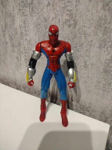 Vintage Retro Spiderman Marvel Action Figure 5" Toybiz 1997 Web Superhero DC - Picture 2 of 9