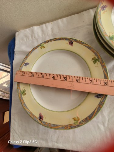 Tuscan Country Salad Plates & Soup BowlPTS Interiors Genuine Stoneware Set of 2 - Picture 9 of 9
