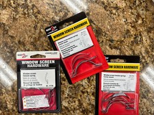 Prime-Line Window Screen Hardware 18 Tension Springs 3 Pack PL 7776 Brand New