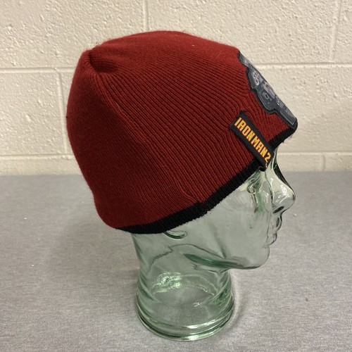 Iron Man 2 Watch Cap Winter Beanie Hat Toque Youth Avengers Tony Stark - Picture 4 of 4