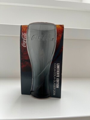OVP McDonald s Coca-Cola limitiertes Sammelglas 2018 schwarz Sammler