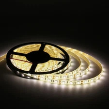 5M Waterproof Warm White LED Strip Light for Room Ceiling Rope Tape Light 300LED