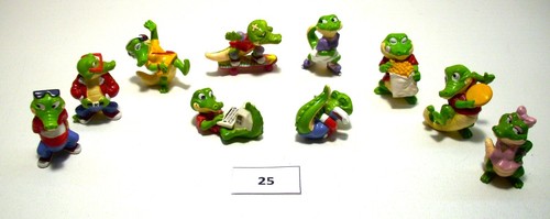 Ü-Ei-Komplettset - Die Crazy Crocos aus dem Jahre 1993 - (N25)