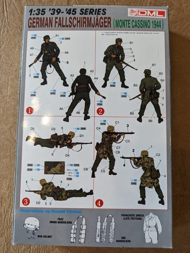 DML German Fallschirmjager (Monte Cassino 1944) - '39-'45 Series, 1:35 Scale - Picture 2 of 3
