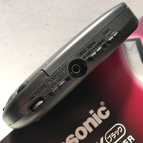 Vintage Rare Panasonic SL-S140-K Portable CD Player Black Used Japan Tasted - Picture 4 of 10