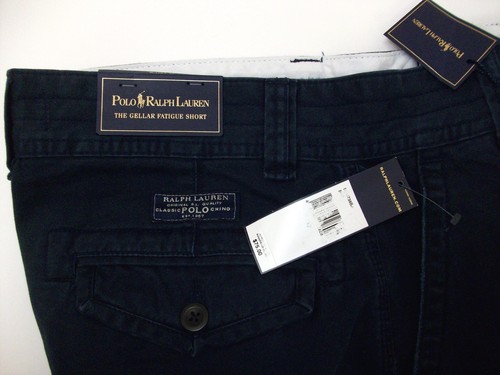 Pantalones cortos de carga Polo Ralph Lauren Gellar fatiga $75 REG. Insignia RL grande de $89 nueva con etiquetas - Imagen 7 de 31