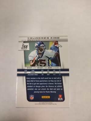 2013 Prizm Blue Pulsar Tavarres King #288 (PWE) | eBay