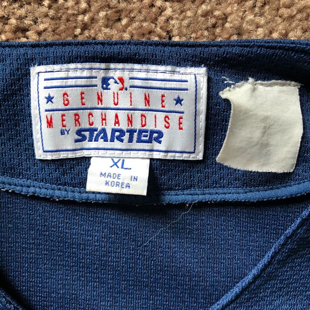 Starter PETTITTE 46 XXL ネイビー ユニフォーム New York