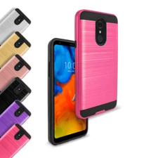 For LG Stylo 4 / LG Stylo4 Case Slim Hybrid Shockproof TPU+PC Cover Protective