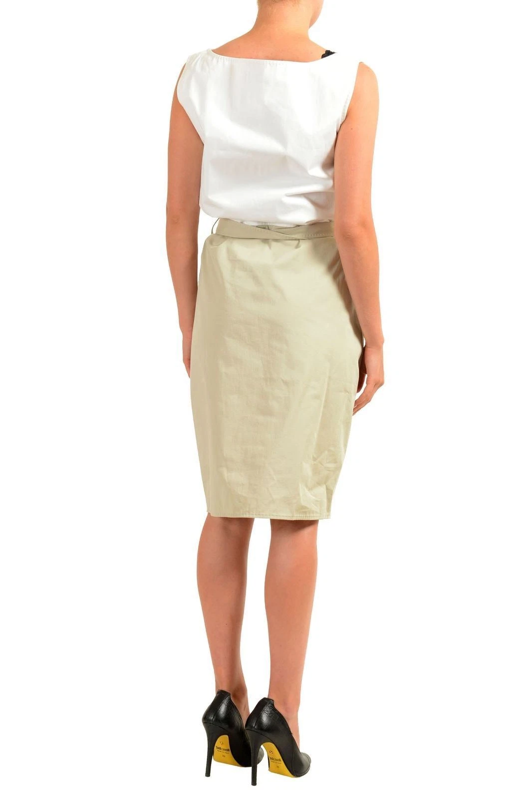 Dsquared2 abito tubino donna multicolore senza maniche US XL IT 46