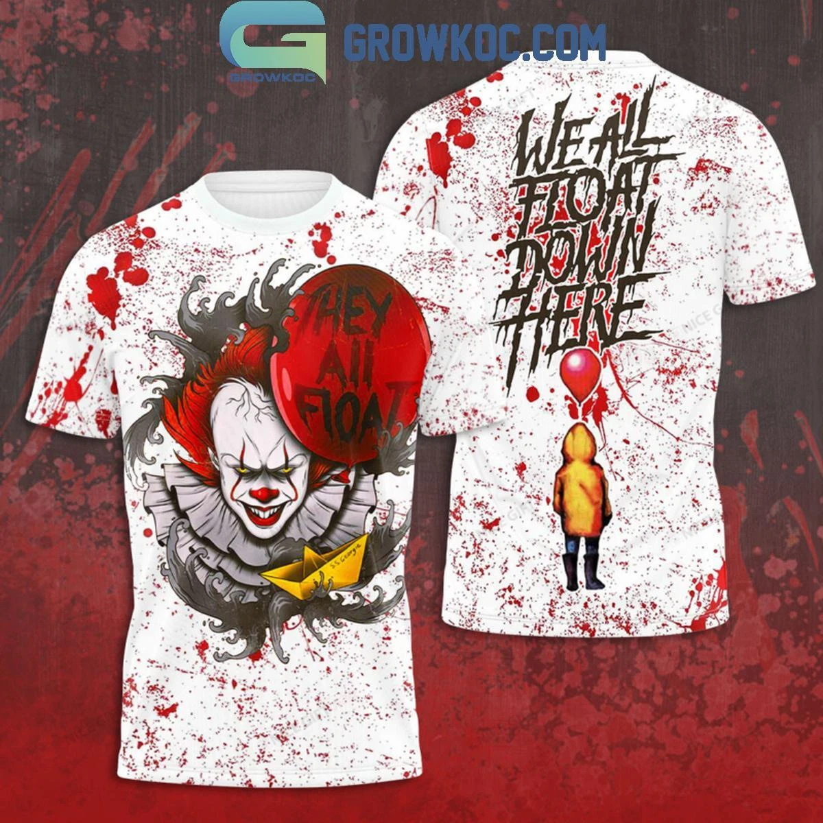 Pennywise Halloween We’re All Floating Down There T-Shirt