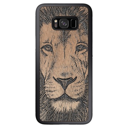 Lion - Wooden Galaxy S23 Ultra Case, S23 Plus, S22 Ultra, S21 FE, S21, S20 Plus - Photo 24 sur 25