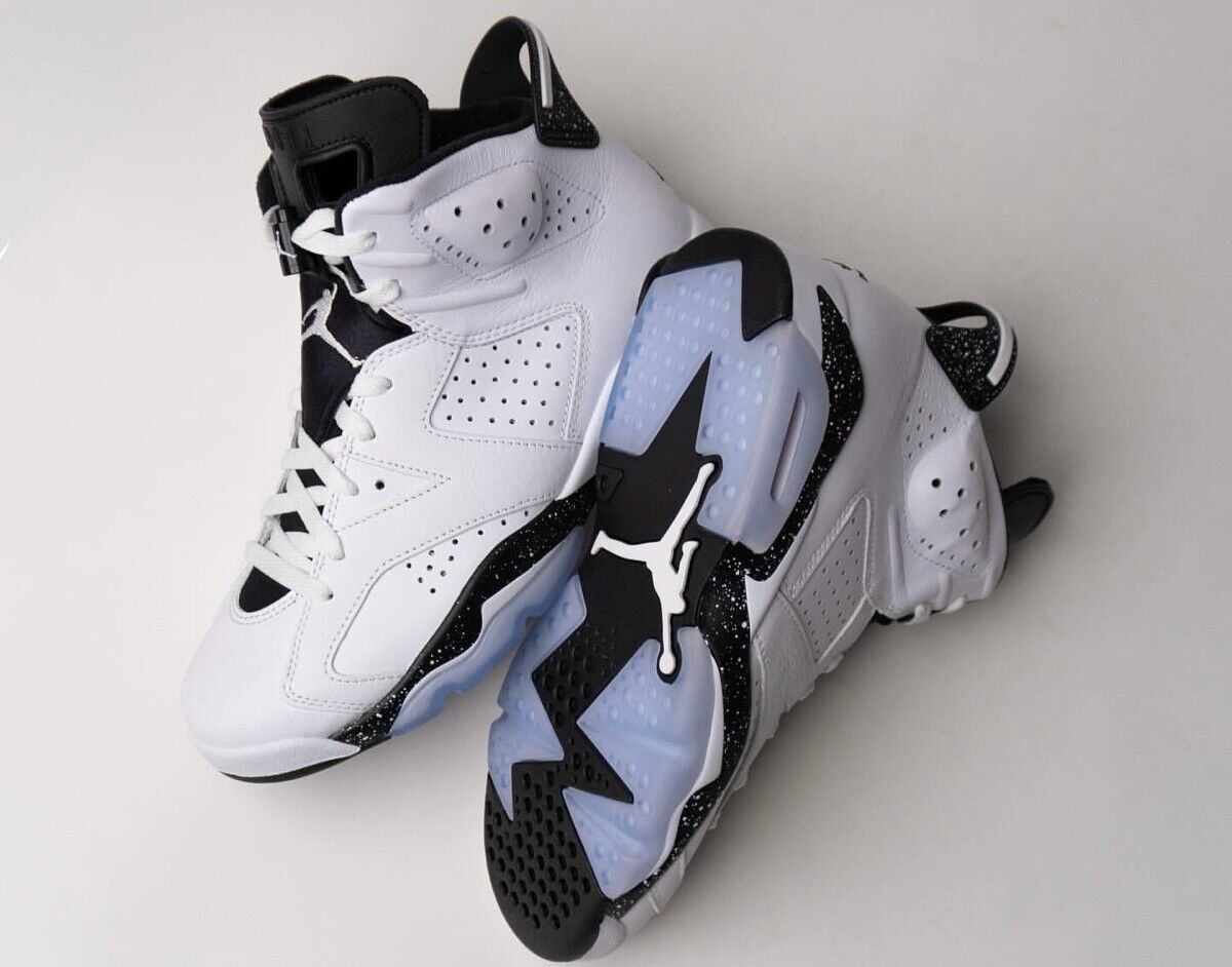CT8529-112 Nike Air Jordan 6 Retro White and Black (Men's CT8529-112 Nike Air Jordan 6 Retro White and Black (Men's