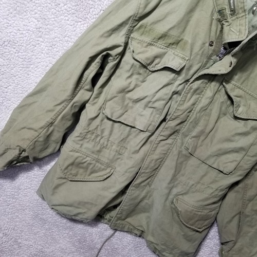 Vintage USAF Military Vietnam War M-65 Field Jacket 1967 OG-107 SEE MEASUREMENT - Picture 8 of 21