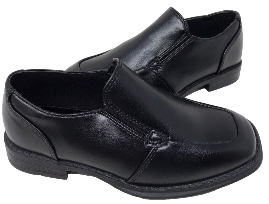 black boys dress shoes Taxi Boys Black Tie Dress Shoes