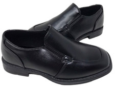 Sonoma Youth Boy's Christopher Slip On Comfort Dress Shoes Black Size:1 99J
