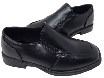 Sonoma Youth Boy's Christopher Slip On Comfort Dress Shoes Black Size:13 99J