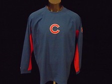CHICAGO CUBS NEW MLB MAJESTIC LOGO LONG SLEEVE SHIRT