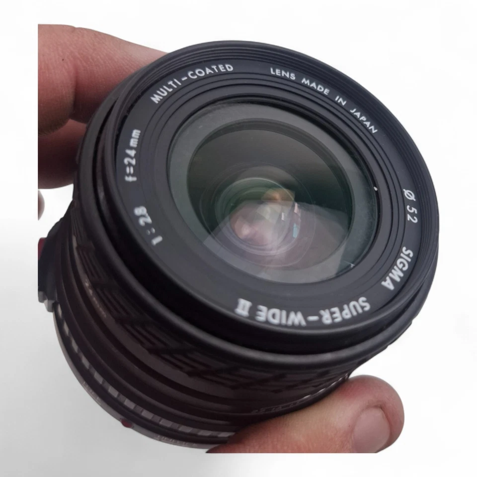 Sigma 24mm f2.8 Macro Super Wide 2 MF Lens for Olympus Canon FD Adapter - Image 3 of 4