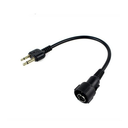 Cable For Military Tactical Headphone Noise Cancelling Headset For ICOM V82 V85 - 第 1/2 張圖片