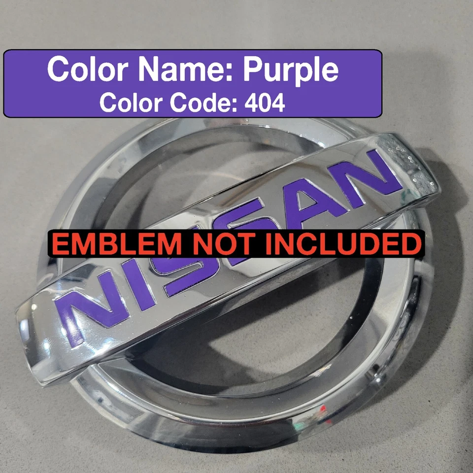 Front Emblem Vinyl inlays FOR 2011-2017, Nissan Quest. Emblem NOT included. Foto 4 de 4