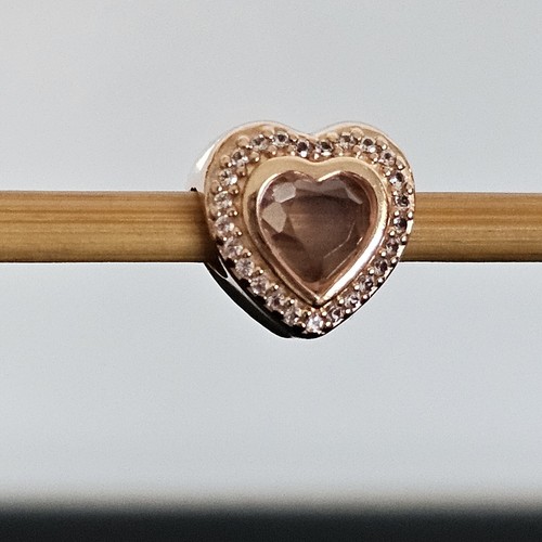 Pandora Rose ™ Sparkling Love Pink Heart Charm 787608 Free Post - Picture 12 of 15